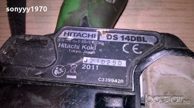 Hitachi ds14dbl+hitachi bsl1830-18v/3.0ah li-ion-made in japan, снимка 13 - Други инструменти - 18201627