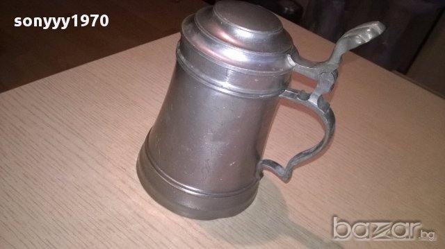 Немска халба 20х15х11см-внос швеицария, снимка 5 - Антикварни и старинни предмети - 17921697