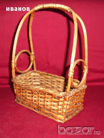 Декоративна винтидж/Vintage кошничка, снимка 1 - Антикварни и старинни предмети - 10358768