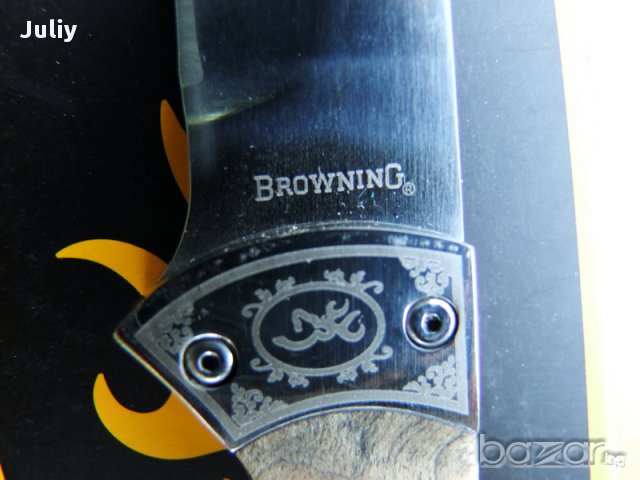 Ловен нож Browning / кожена кания /, снимка 12 - Ножове - 12690647