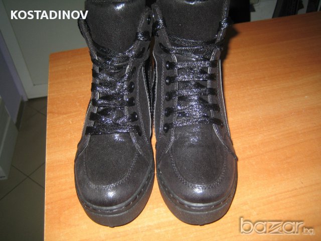 НАМАЛЕНИЕ-дамски кецове м.2544 черни, снимка 2 - Кецове - 17132716