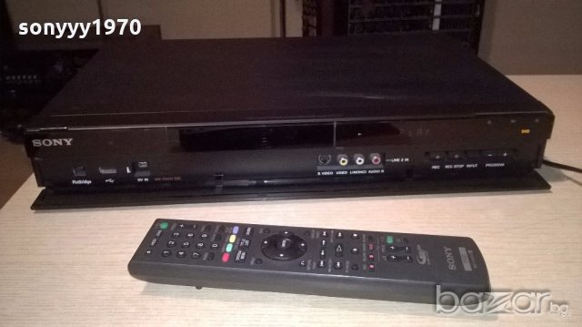 sony rdr-at205 dvd recorder hdd/dvd+remote-от швеицария, снимка 2 - Ресийвъри, усилватели, смесителни пултове - 18916646