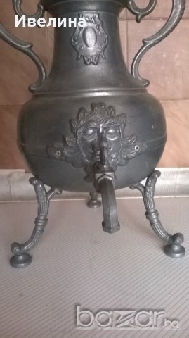 стара метална кана за декорация-уникат, снимка 2 - Антикварни и старинни предмети - 18495114