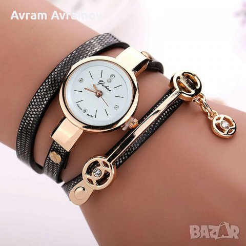 Дамски часовник гривна-Quartz Swiss Made.