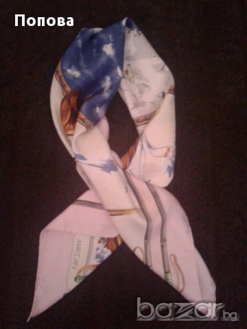 Промо!,,MARC CAIN ''коприна, 100% оригинал/ скиорски  мотиви /, снимка 3 - Шалове - 14508238