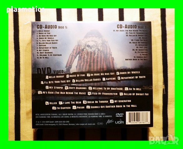 2CDs+DVD - ALICE COOPER - Live From Wacken, снимка 17 - CD дискове - 24498455