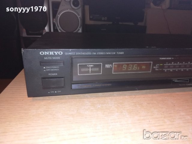 onkyo t4330l-tuner-made in japan-внос швеция, снимка 3 - Ресийвъри, усилватели, смесителни пултове - 20129158