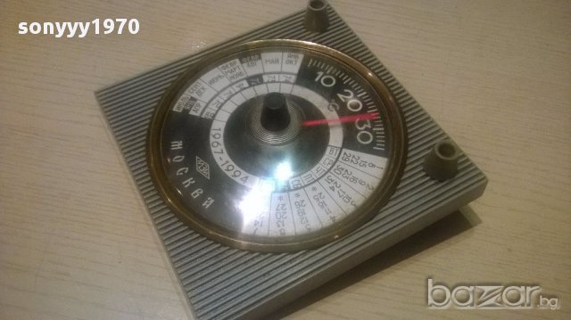 Москва-стар термометър/календар-15/15см, снимка 12 - Антикварни и старинни предмети - 14026733