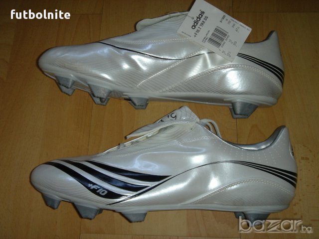 Адидас Футболни Обувки Нови Бутонки Adidas F10.7 White Football Boots 47, снимка 1 - Маратонки - 12230947