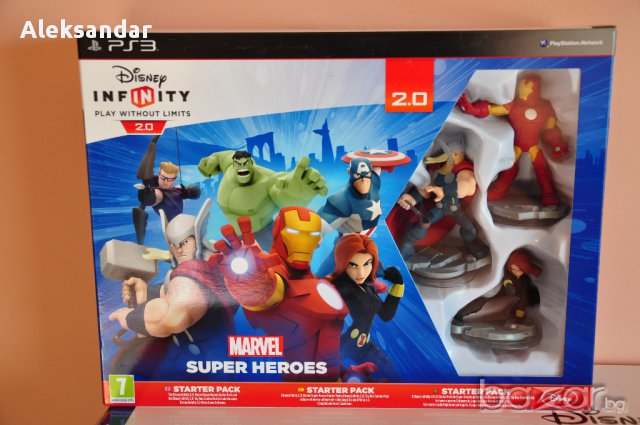 Нов ps3,Disney Infinity Marvel Super heroes Pack,пс3,дисни, снимка 2 - Игри за PlayStation - 14863111
