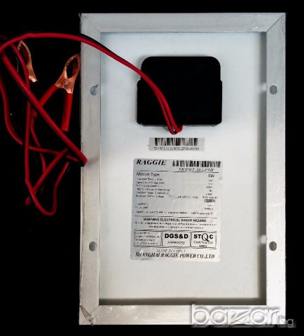 Соларен фотоволтаичен панел 5W 9V RAGGIE  Соларен контролер., снимка 3 - Друга електроника - 18650844