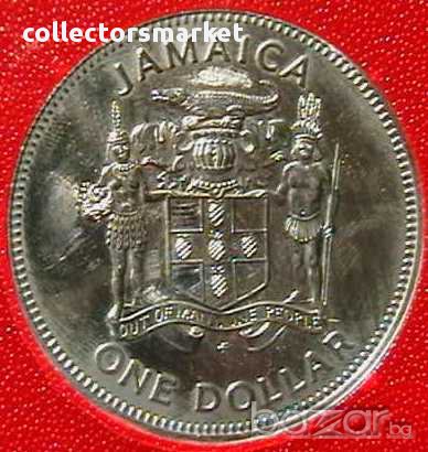 1 долар 1981 FAO, Ямайка, снимка 2 - Нумизматика и бонистика - 12111327