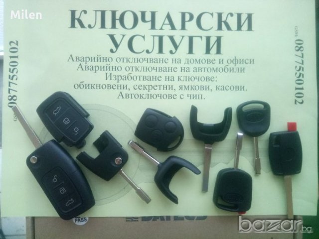 Ключ Кутийка Ford