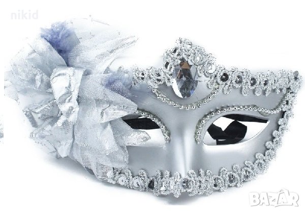 4 цвята твърда Домино маска за лице очи карнавал парти бал, снимка 3 - Други - 25986849