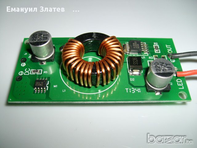 LED Driver Драйвер и DC-DC регулируем стабилизатор за LED 1W-100W, снимка 14 - Лед осветление - 6255871