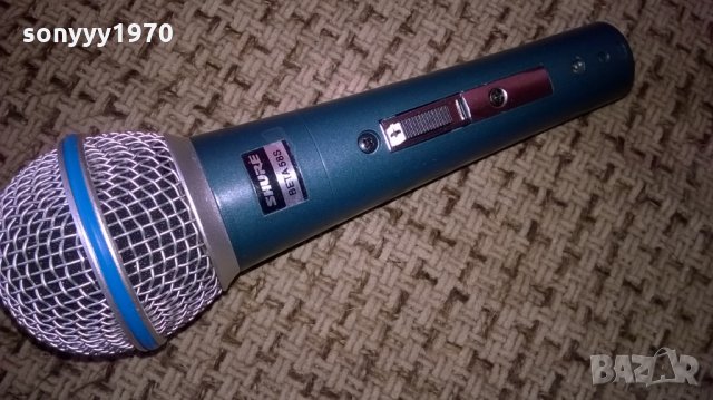 shure beta sm58s-mic-вокален-внос швеицария, снимка 4 - Микрофони - 24544817