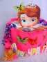 Торта от картон принцеса София, снимка 5