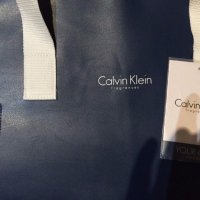Нова голяма спортна кожена чанта/сак CALVIN KLEIN parfums, оригинал, снимка 10 - Чанти - 19167780