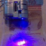 Джобен микроскоп 60Х увеличение LED подсветка UV за банкноти, снимка 1 - Други - 13349253