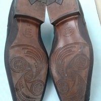Мъжки официални обувки от естествена кожа 40 номер, снимка 2 - Ежедневни обувки - 19993121
