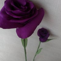 Голяма и малка роза комплект за общо 4лв, снимка 2 - Изкуствени цветя - 23916348