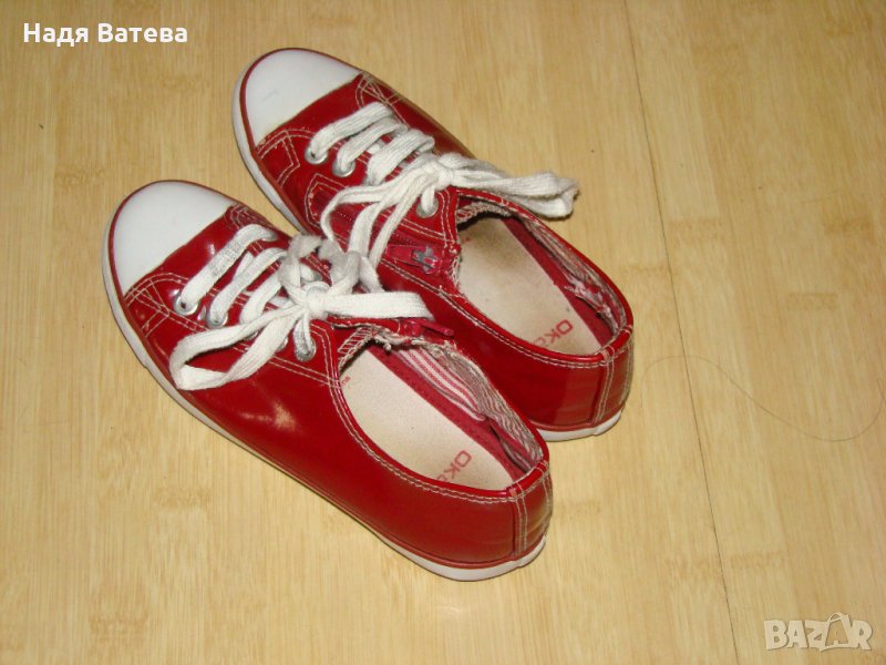 Уникални лачени гуменки OKAIDI, снимка 1