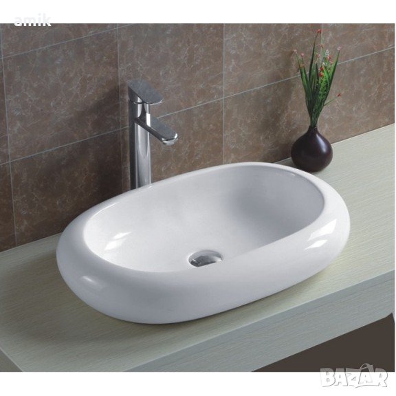 Порцеланов Умивалник за над полт, снимка 1