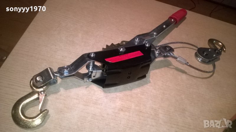 лебедка/тресчотка 2 тона с 2 куки и въже-нова, снимка 1