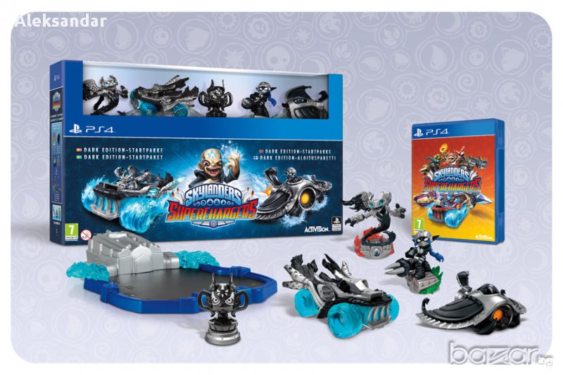 Нов ps4 Skylanders Superchargers Dark Edition Pack, снимка 1