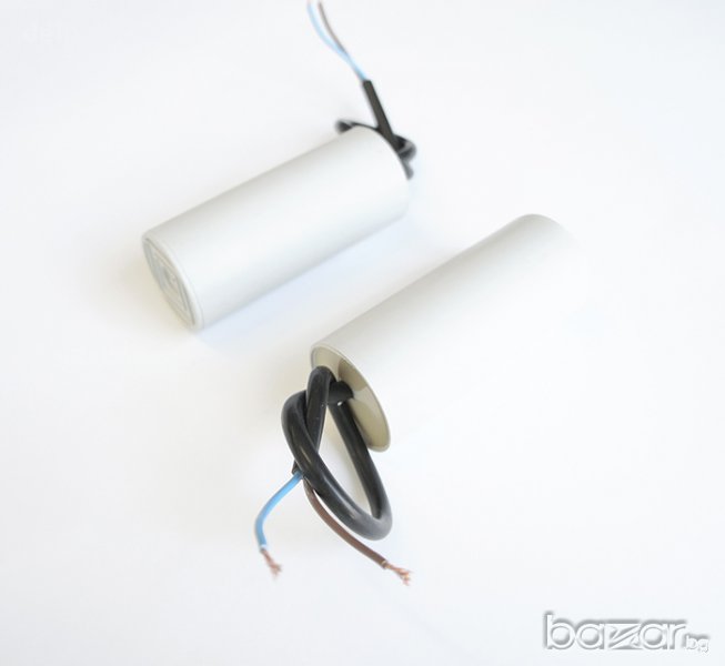 Работен кондензатор 420V/470V 30µF с кабел, снимка 1
