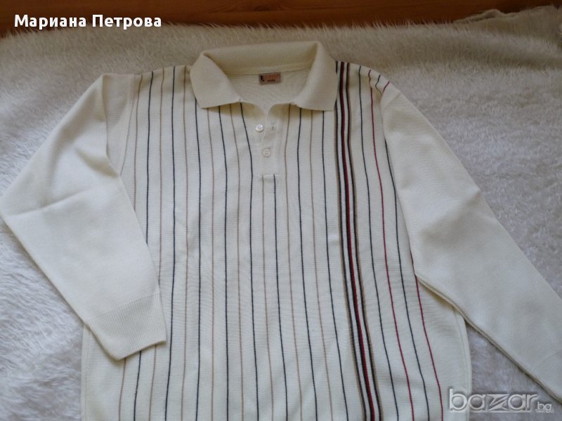 Мъжка блуза с дълъг ръкав - р-р L, снимка 1