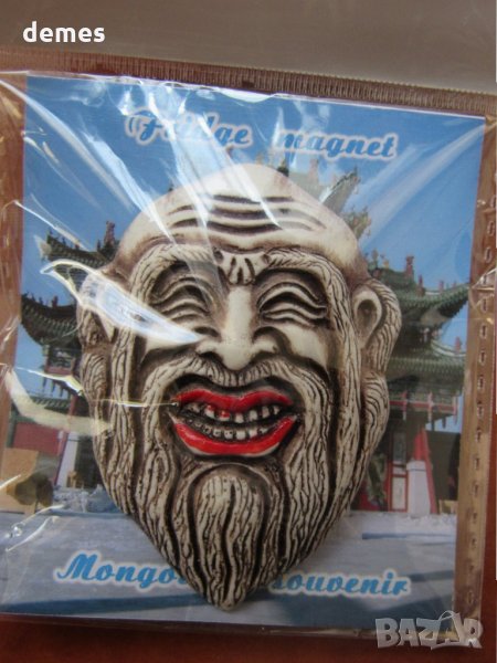 Автентичен  3D магнит Будистки символи, Монголия-серия-18, снимка 1
