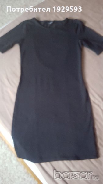 Черна рокля  с гол гръб JC, снимка 1