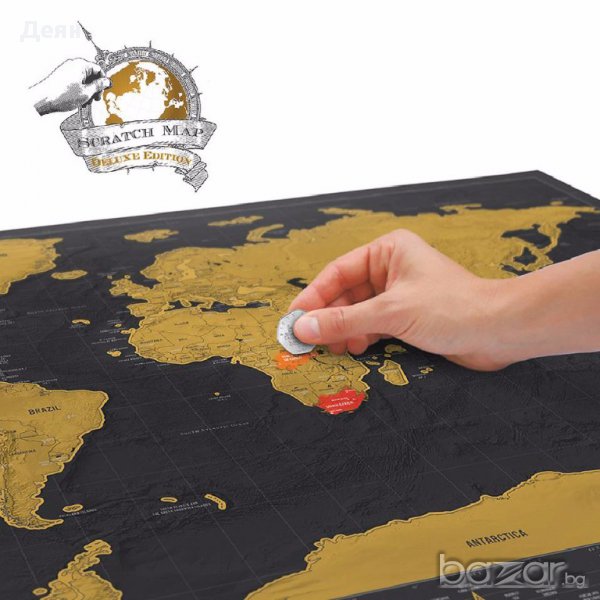 Скреч карта Делукс, снимка 1