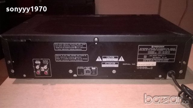 pioneer ct-w401r deck-внос швеицария, снимка 9 - Ресийвъри, усилватели, смесителни пултове - 19253946