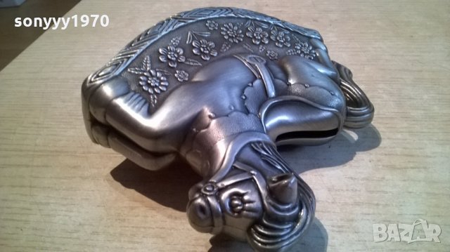 антика-кон/касичка-метален-14х12х6см-внос швеицария, снимка 6 - Колекции - 24323007