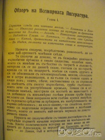 Книга "Обзоръ на историята на всемир. лит.-Ф.Лолие"-142 стр., снимка 3 - Художествена литература - 7966483
