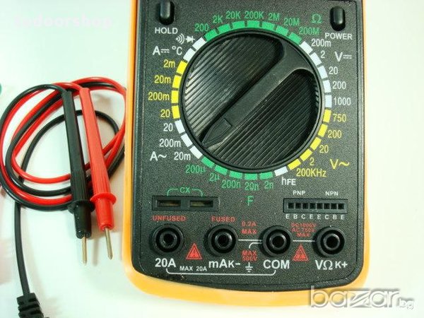 Multimeter Dt9208a мултиметър мултимер мултицет мултитестер цифров, снимка 1 - Други машини и части - 9969544
