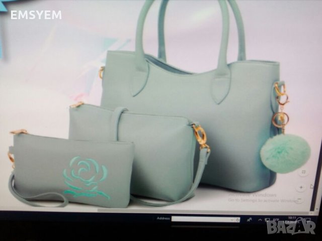 Комплект от 3 части “Модна Пролет”, снимка 4 - Чанти - 24844184