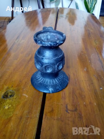 Керамичен свещник, снимка 2 - Други ценни предмети - 24304437