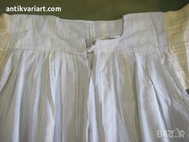 19 век Фолк Арт Женска Риза, снимка 2 - Антикварни и старинни предмети - 25075069