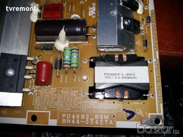 POWER SUPPLY PD46B2_BSM BN44-00427A, снимка 2 - Части и Платки - 18532743