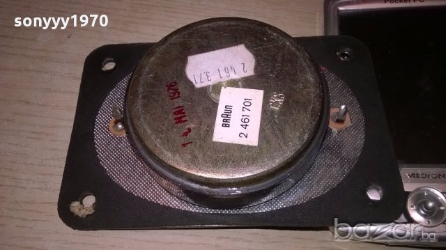 поръчан-braun 12х8см-високочестотен 1-брои-внос швеицария, снимка 8 - Тонколони - 18639794