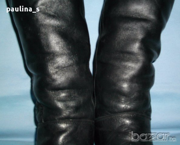 Рядка находка / Италиански ботуши "Fausto Santini" естествена кожа, снимка 8 - Дамски ботуши - 16230230