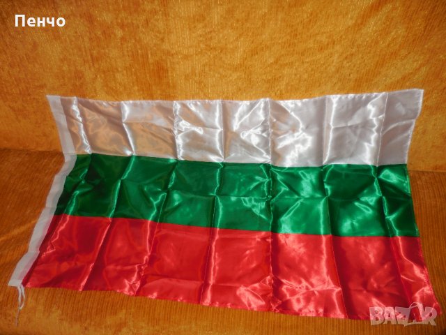 Български знамена българско национално знаме трибагреник флаг шито от полиестерна коприна подарък н, снимка 6 - Градински мебели, декорация  - 23486153