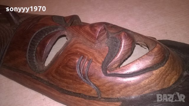 дървена маска-50х16см-внос швеицария, снимка 7 - Колекции - 25915659