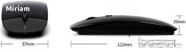 Ултратънка безжична оптична мишка 9лв., снимка 5 - Клавиатури и мишки - 11177948