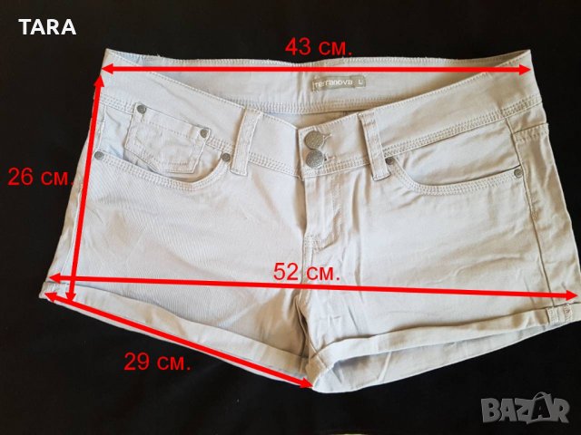 Подарявам. Къси Панталонки сиви - Размер: L, снимка 1 - Къси панталони и бермуди - 24480884