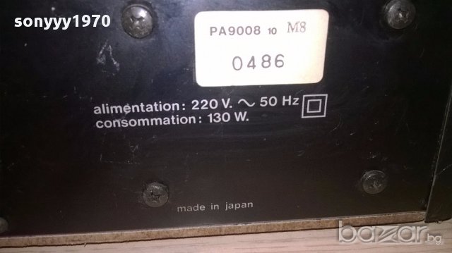 Continental edision-pa9008 preampli ampli stereo-japan-внос швеицария, снимка 6 - Ресийвъри, усилватели, смесителни пултове - 13530641