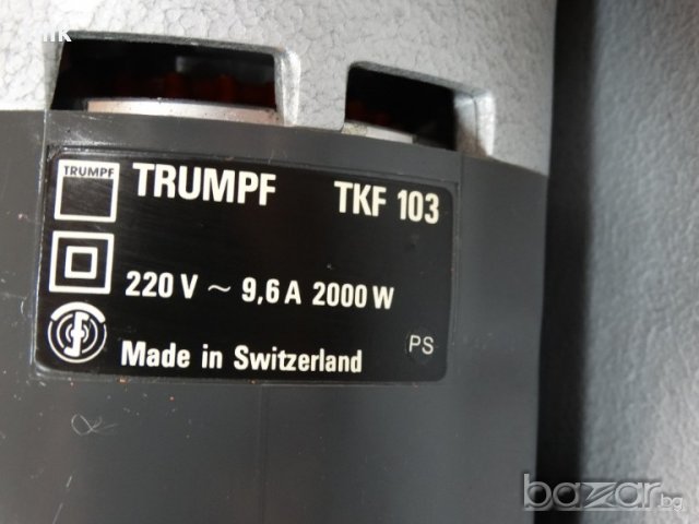 TRUMPF TKF 103 окрайчвател, снимка 11 - Други машини и части - 21096218